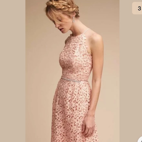 Anthropologie BHLDN hitherto James Dress Blush - Picture 3 of 11